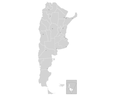 Mapa de Argentina