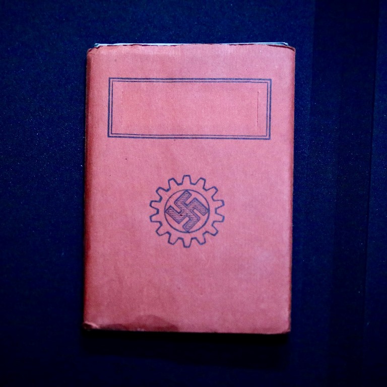 Libreta de la Unión Alemana de Gremios.