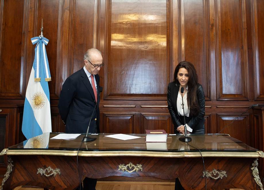 Carlos Rosenkrantz y la diputada Agustina Lucrecia Propato.