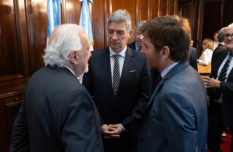 Ricardo Gil Lavedra, Horacio Rosatti y Andrés Basso