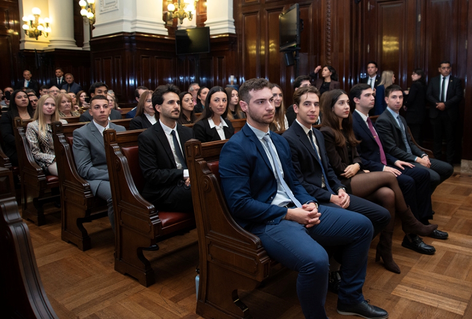 Sala de Audiencias del Palacio de Justicia.