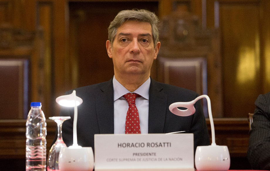 Horacio Rosatti, presidente de la Corte Suprema de Justicia de la Nación.