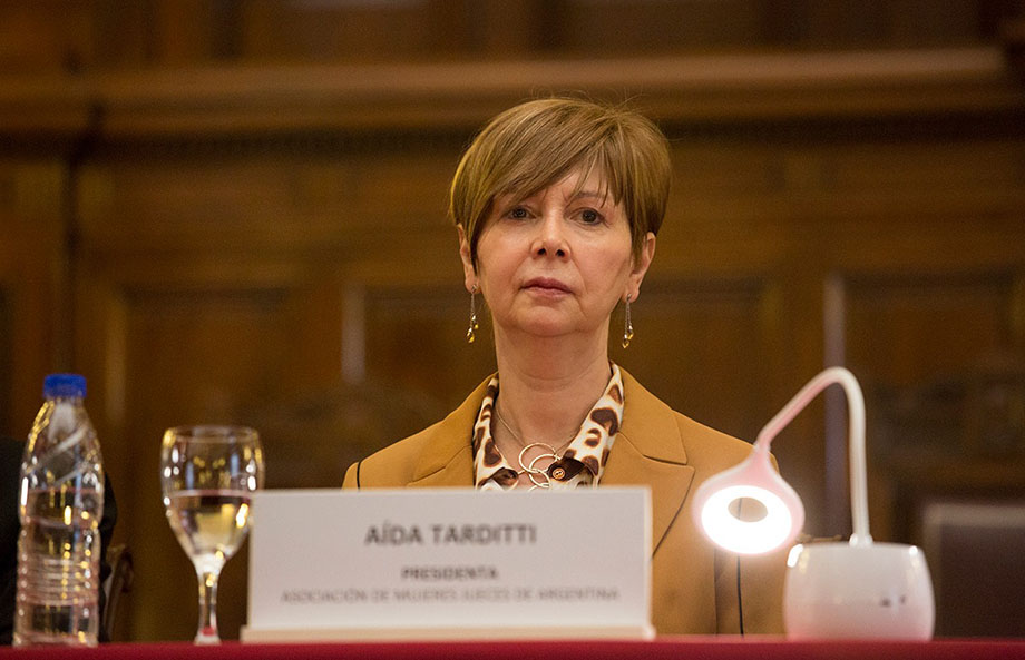 Aída Tarditti, presidenta de la Asociación de Mujeres Jueces de la Argentina (AMJA).