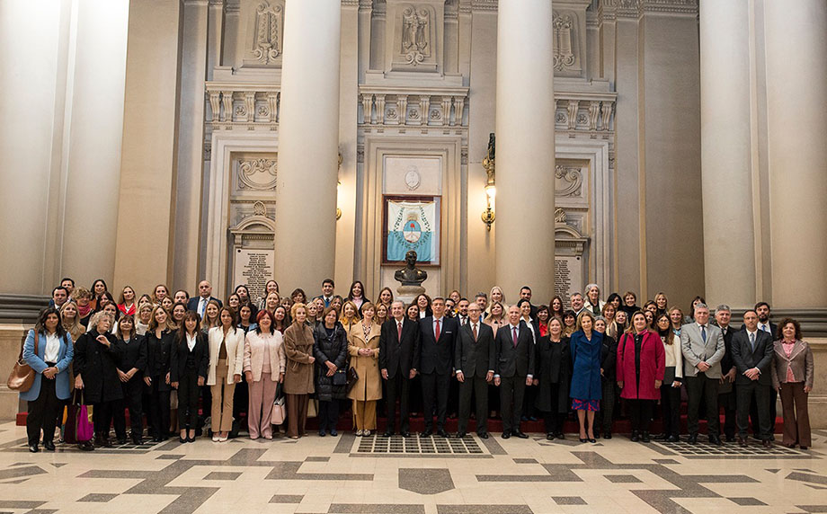 Graduación de la primera promoción de la Diplomatura Judicial en Género de la Justicia Argentina.