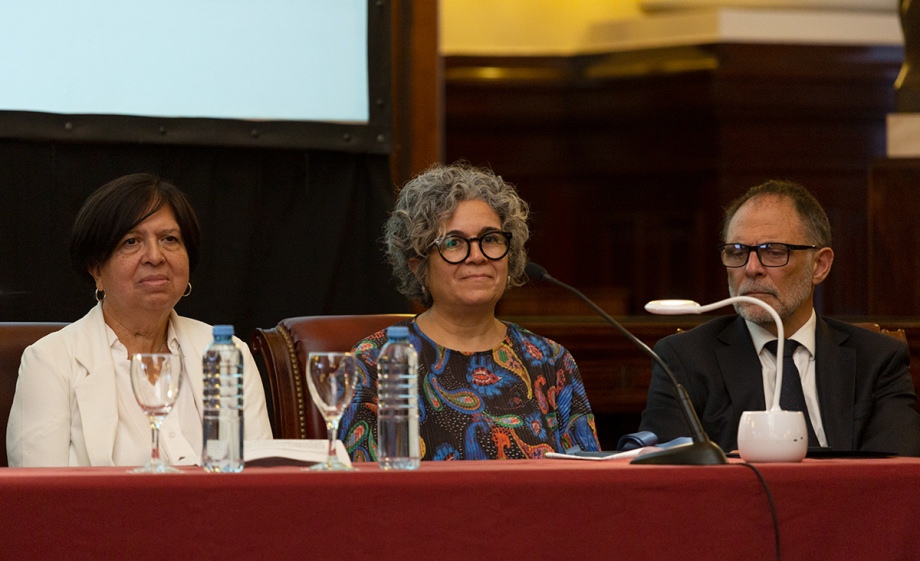 Olga Díaz, María Delia Castañares y  Julio Marcelo Lucini.