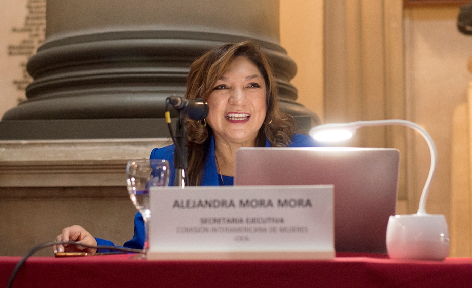 Alejandra Mora Mora, secretaria ejecutiva de la Comisión Interamericana de Mujeres