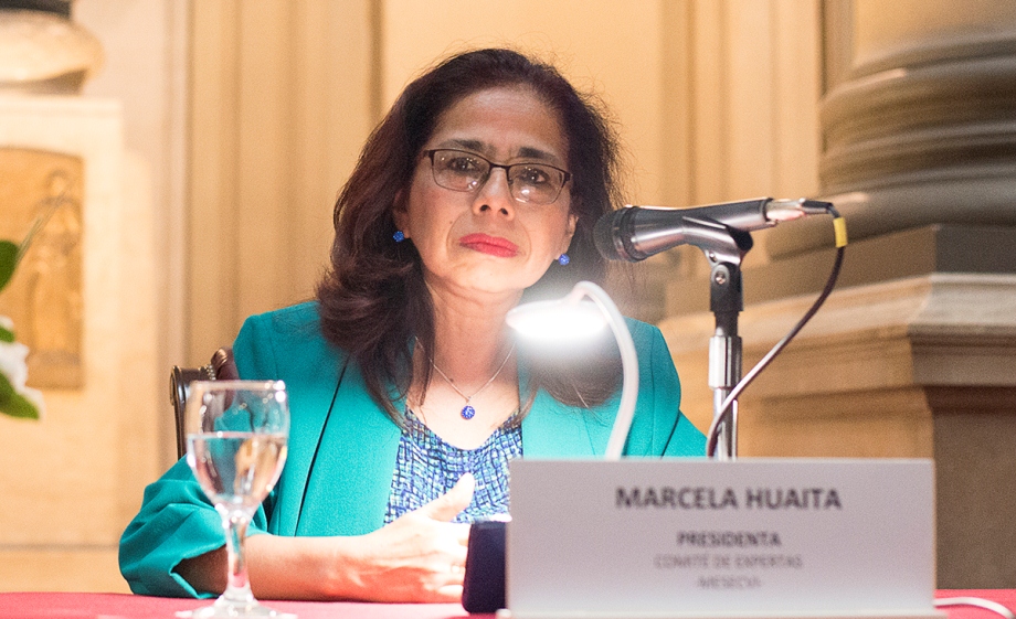 Marcela Huaita, presidenta del Comité de Expertas.