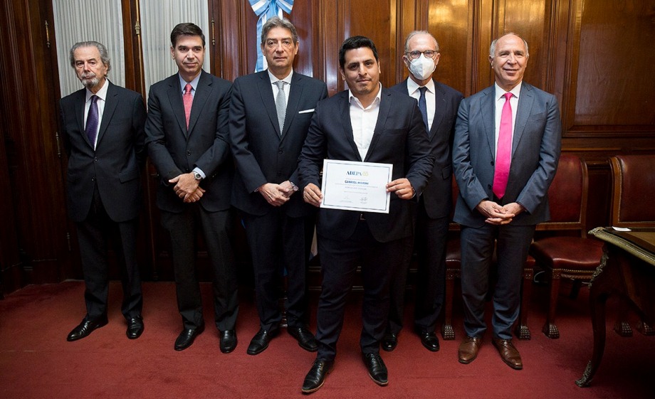Juan Carlos Maqueda, Daniel Dessein, Horacio Rosatti, Gabriel Morini, Carlos Rosenkrantz y Ricardo Lorenzetti.