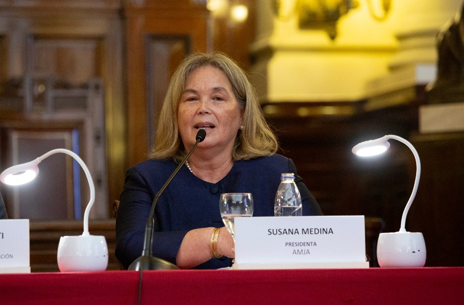 Susana Medina, presidenta de la Asociación de Mujeres Jueces de la Argentina (AMJA).