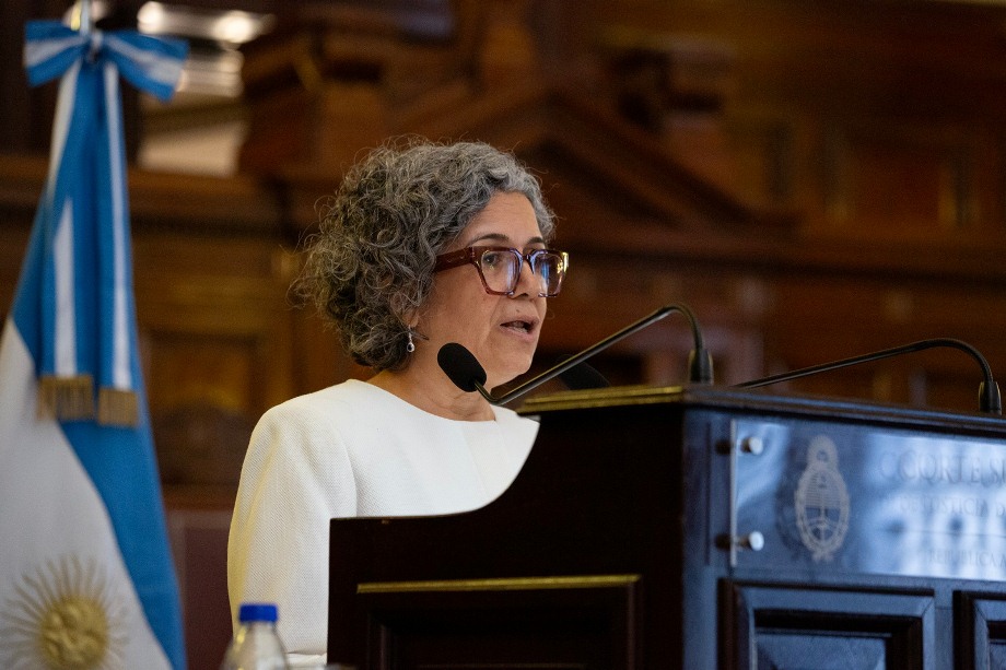 María Delia Castañares, responsable de la Oficina de la Mujer de la CSJN.