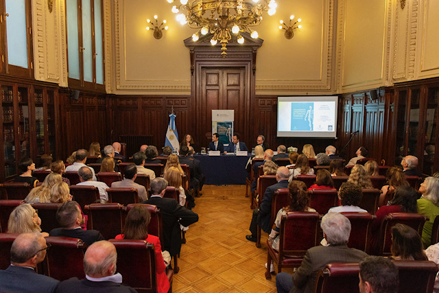 El Salón Gorostiaga, sede de la presentación