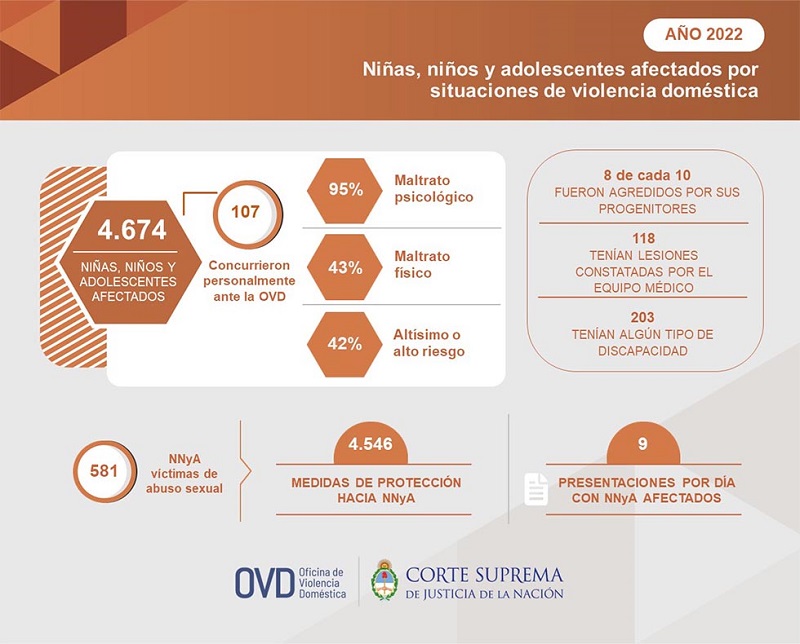 Informe sobre NNyA de la OVD