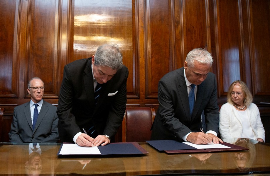 Los presidentes de los tribunales, Horacio Rosatti (CSJN) y Sergio Torres (SCBA).