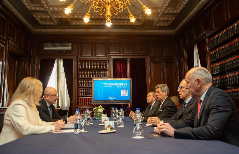 Reunión entre la CSJN y la SCBA