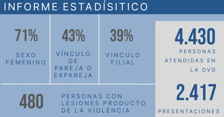 Informe estadístico OVD - Primer trimestre 2024.