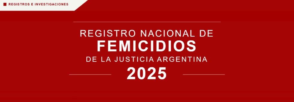 Registro nacional de femicidios de la Justicia Argentina Año 2025